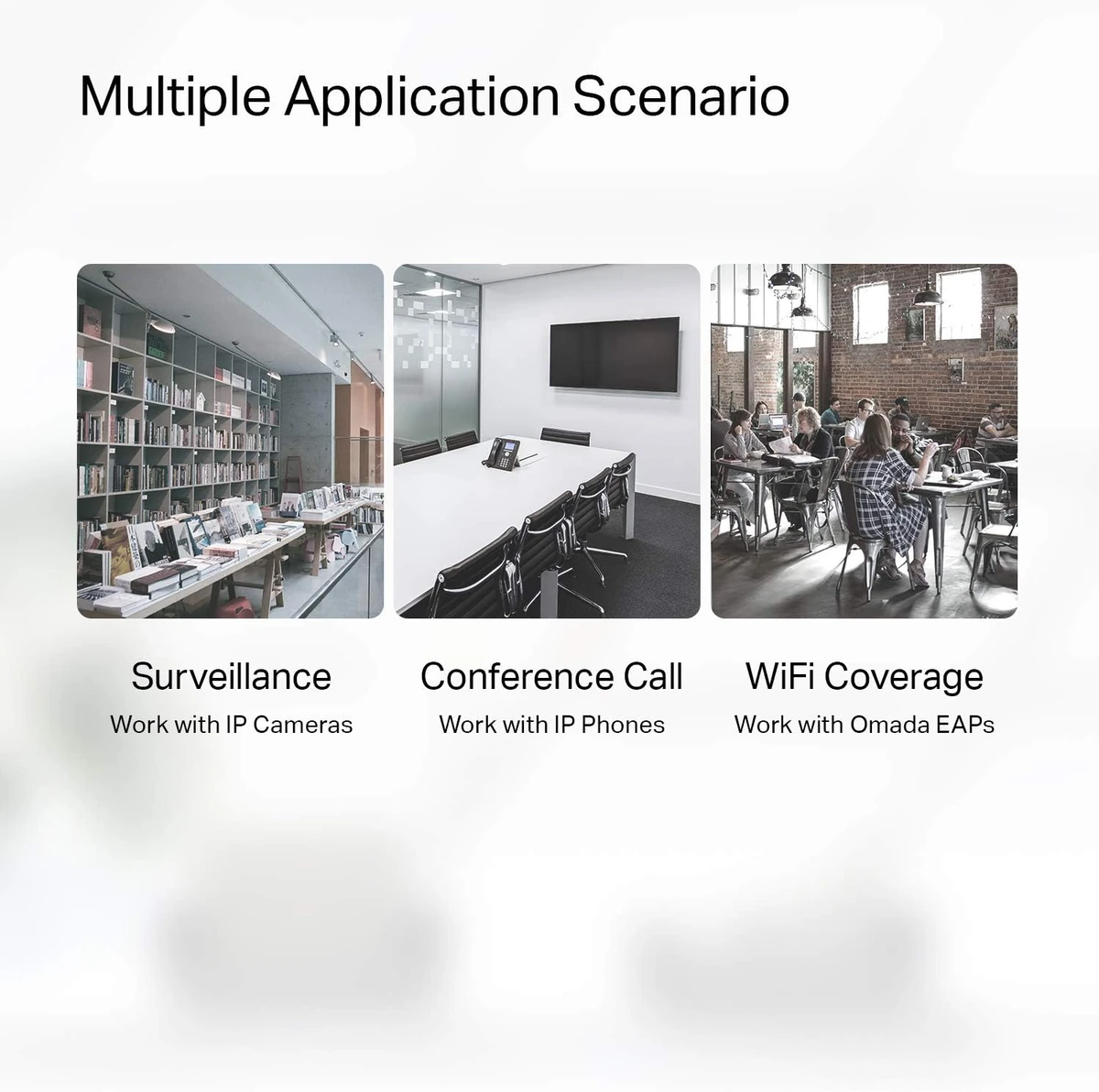 TP-Link 9-Port 10/100Mbps Desktop Switch with 8-Port PoE+ thumbnail 4