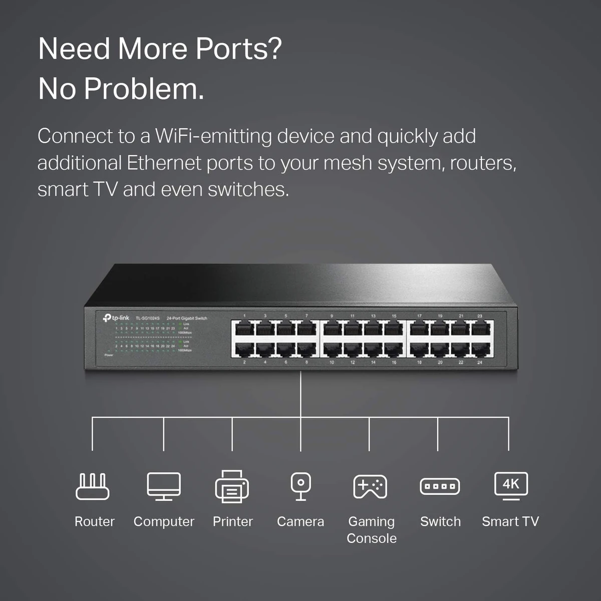 TP-Link 24-port 10/100Mbps Desktop/Rackmount Switch