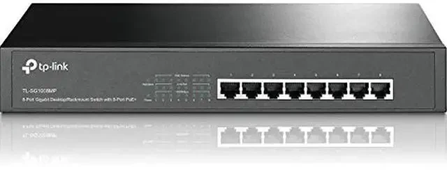 TP-Link 8-Port 10/100/1000Mbps Gigabit Desktop/Rackmount Switch with 8-Port PoE+ thumbnail 3