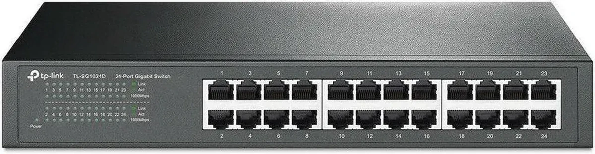 TP-Link 24-Port 10/100/1000Mbps Gigabit Desktop Rackmount Switch thumbnail 2