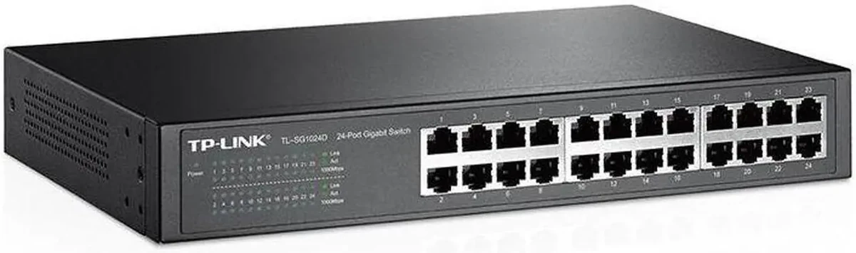 TP-Link 24-Port 10/100/1000Mbps Gigabit Desktop Rackmount Switch thumbnail 4