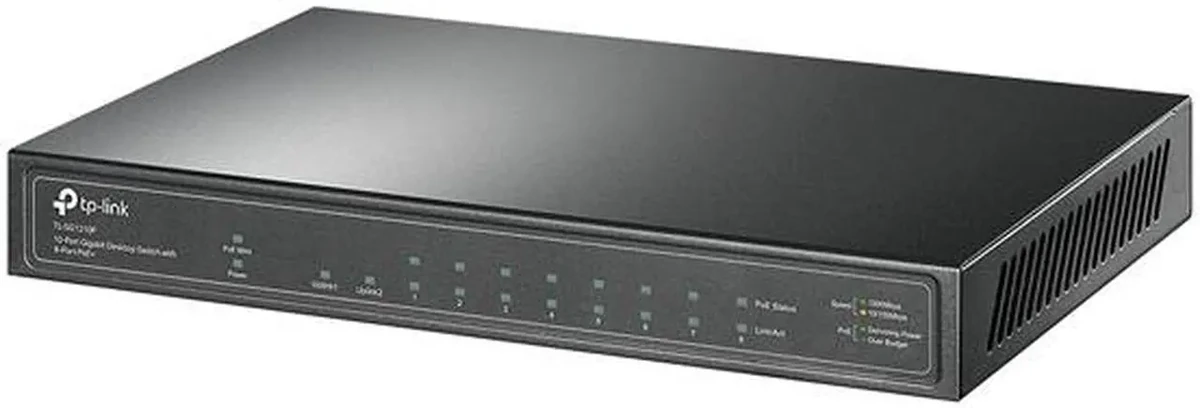 TP-Link 10-Port Gigabit Desktop Switch with 8-Port PoE+