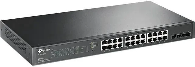 TP-Link 28-Port 10/100/1000Mbps JetStream Gigabit Smart Switch with 24-Port PoE+ thumbnail 3