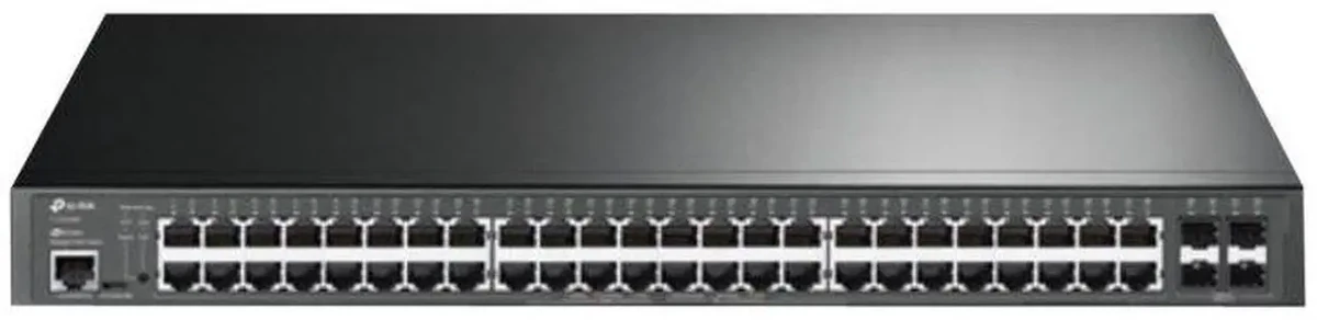 TP-Link 52-Port Gigabit L2+ Managed Switch with 48-Port PoE+