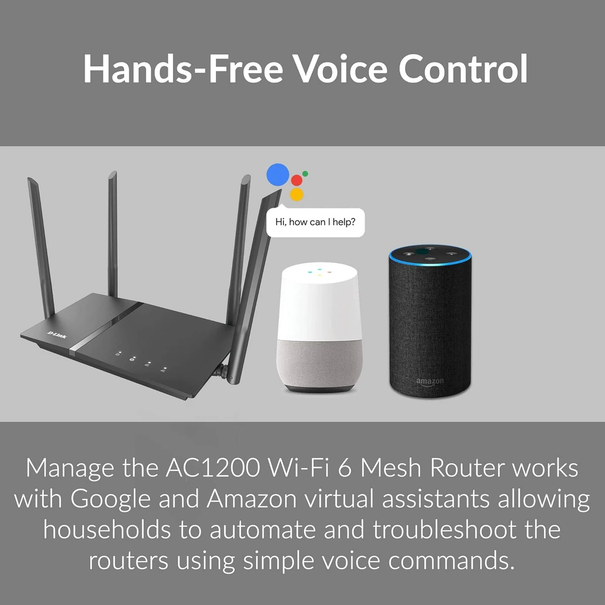 D-Link AC1200 Dual Band Wi-Fi 5 Router