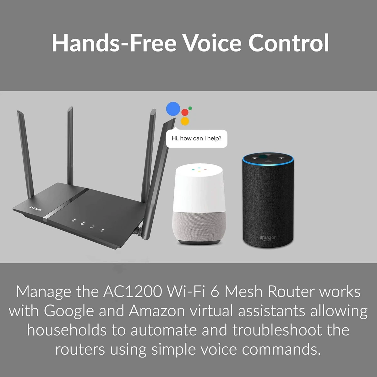D-Link AC1200 Dual Band Gigabit Wi-Fi 5 Router