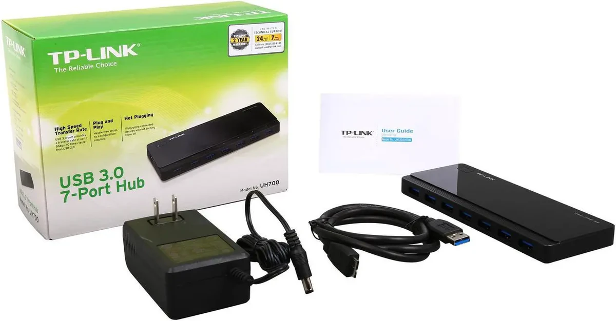TP-Link USB 3.0 7-Port Hub thumbnail 2