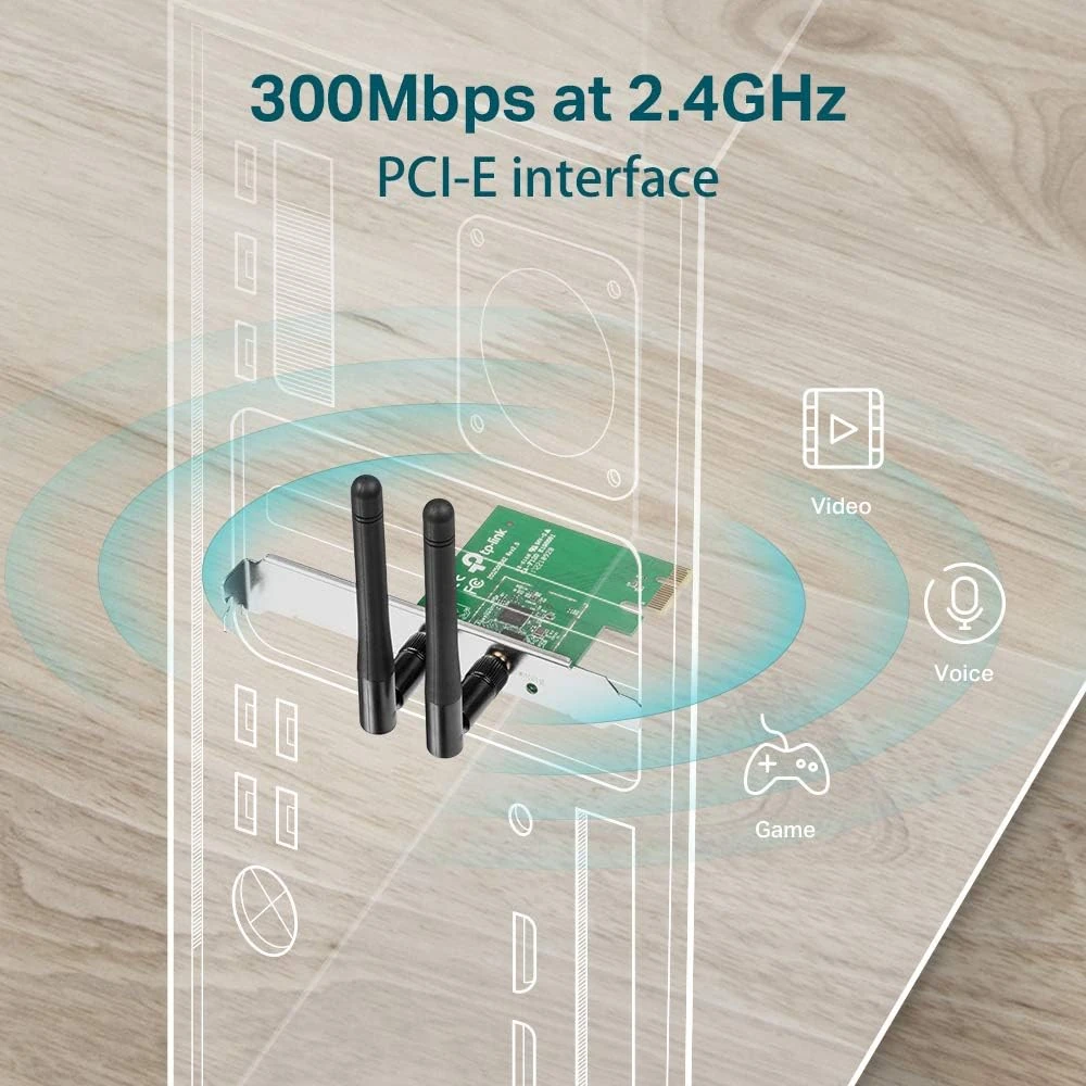 TP-Link 300Mbps Wireless N PCI Express Adapter