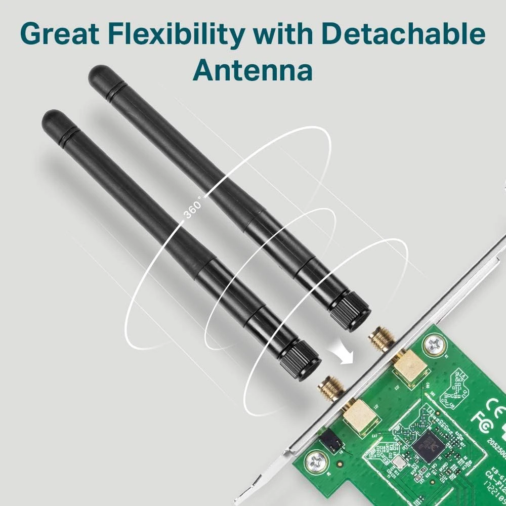 TP-Link 300Mbps Wireless N PCI Express Adapter thumbnail 2