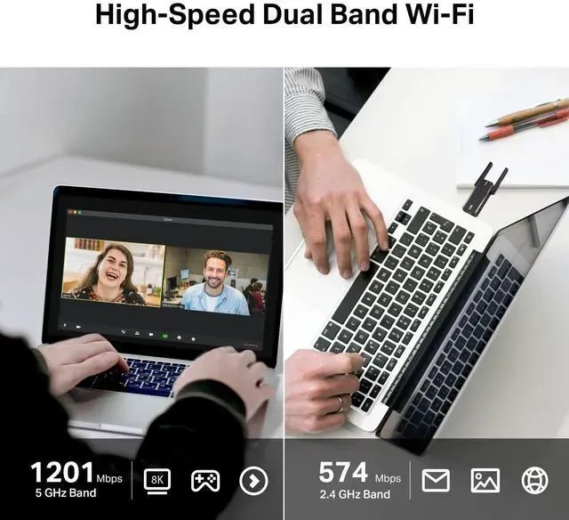 UGREEN AX1800 Dual-Band Wireless USB Adapter (Wi-Fi 6) thumbnail 4