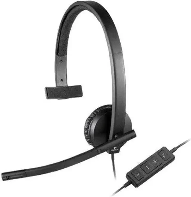Logitech H570e Stereo USB-A Headset with Noise Cancelling Mic