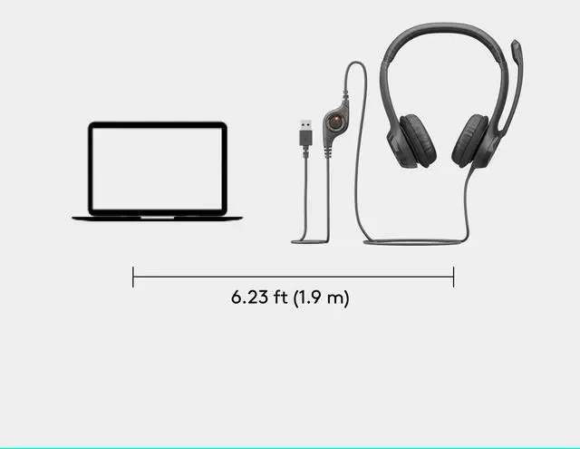 Logitech Zone Vibe Wireless and Bluetooth Over-the-ear Headphones thumbnail 2