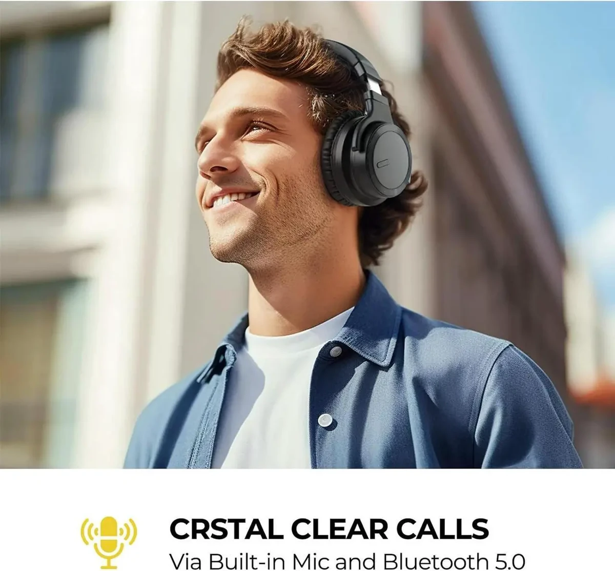 UGREEN Studio Pro Hybrid Active Noise-Cancelling Headphones Black