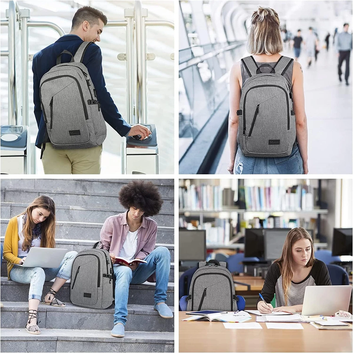UGREEN Laptop Backpack 15.6" Dark Grey thumbnail 3