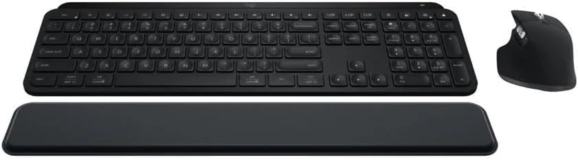 Logitech MX Keys S Wireless and Bluetooth Keyboard + Palmrest and Mouse Rechargeable Combo thumbnail 4
