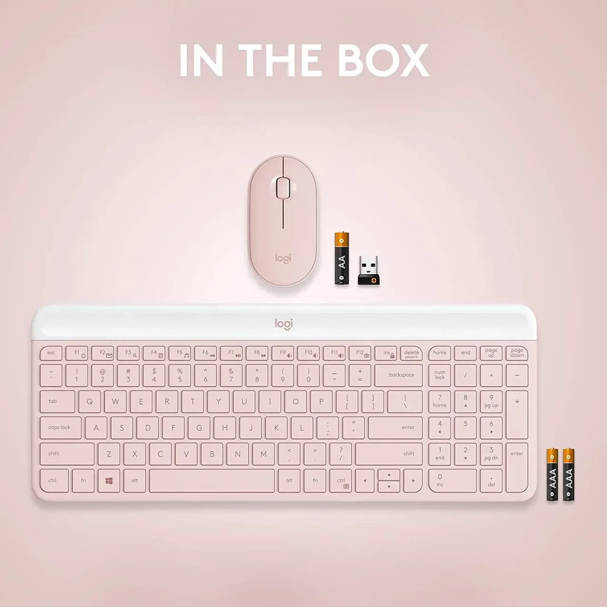 Logitech MK470 Slim Wireless Keyboard and Mouse Combo thumbnail 2