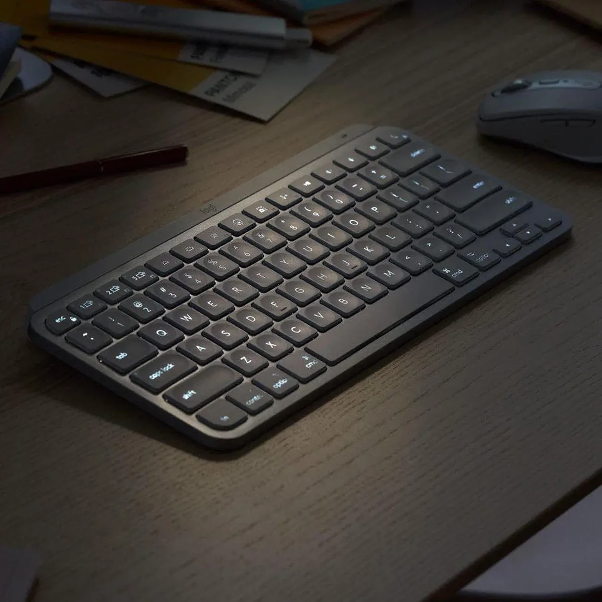 Logitech MX Keys Mini Minimalist Bluetooth Illuminated Keyboard thumbnail 2