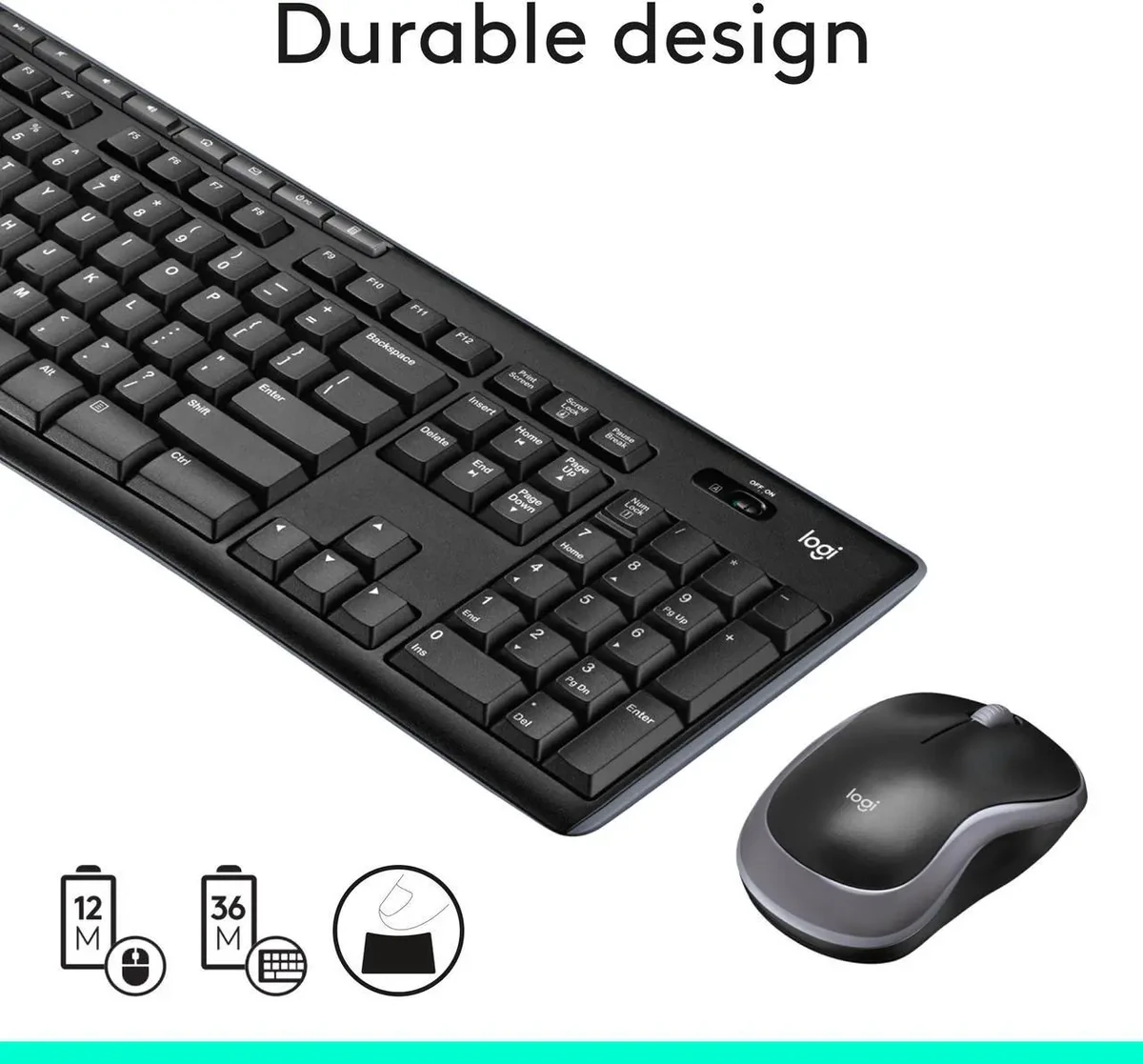 Logitech Pebble 2 Bluetooth Keyboard and Mouse Combo thumbnail 3