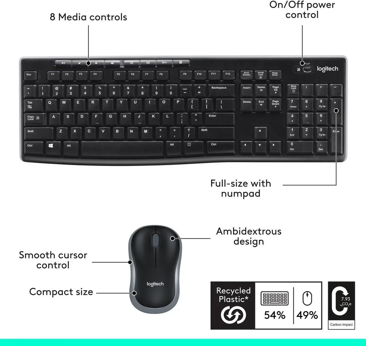 Logitech K250 Bluetooth Keyboard thumbnail 4