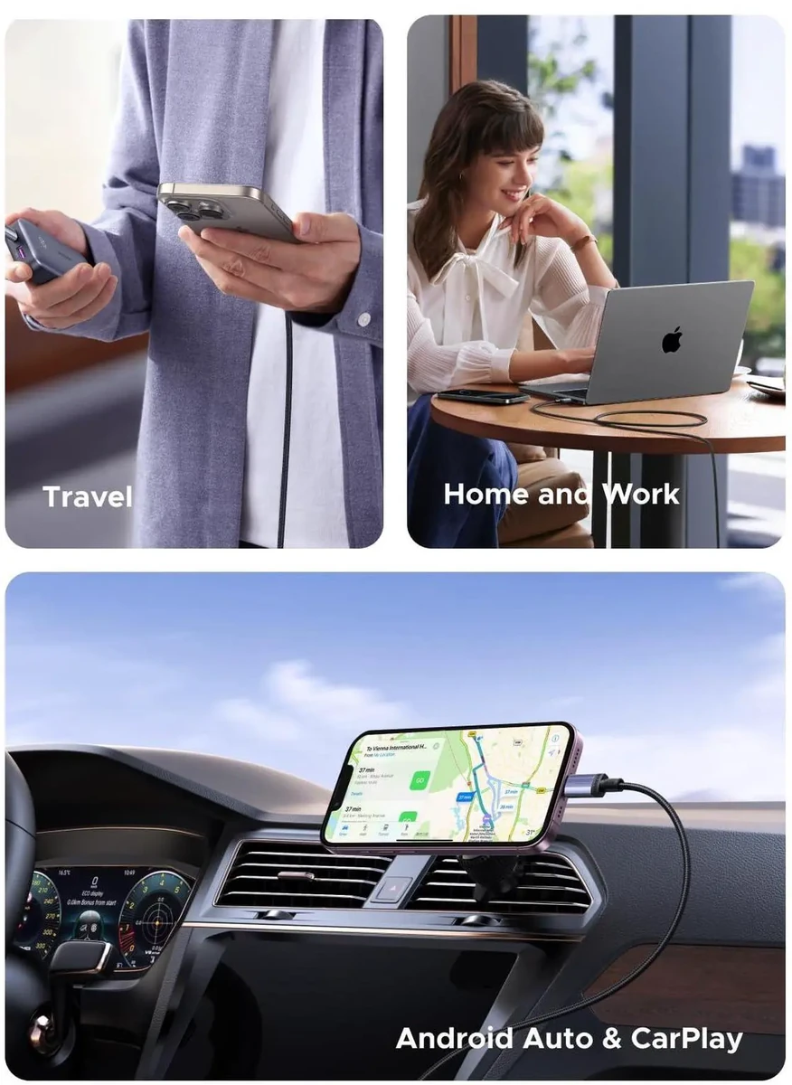 UGREEN USB-C to USB-C PD Fast Charging Cable 240W Max 2m thumbnail 3