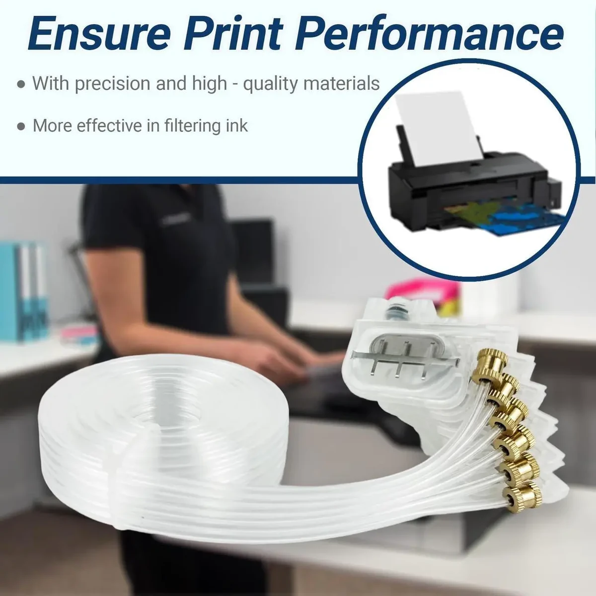 INK CART EPSON 108 Black for L18050, L8100 and L8050