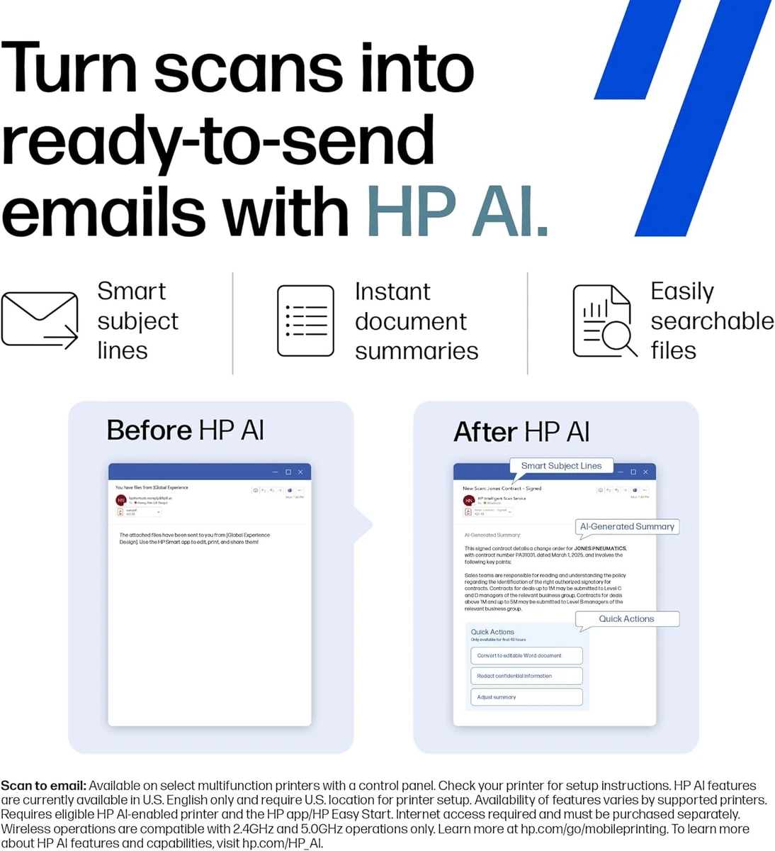 HP LaserJet Pro MFP 4103fdw Printer, Print, Copy, Scan and Fax thumbnail 2