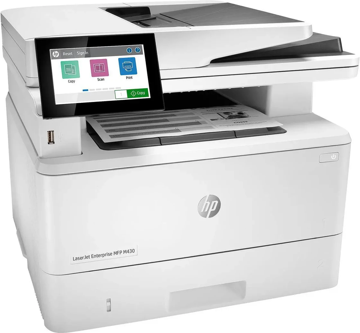 HP LaserJet Pro MFP 3103fdw Printer, Print, Copy, Scan and Fax thumbnail 2