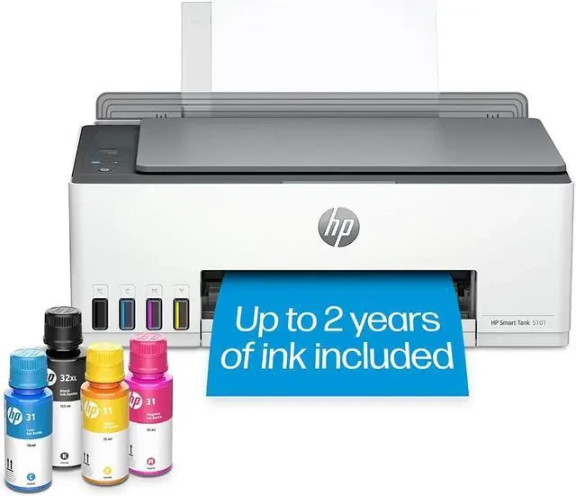 HP Smart Tank 585 All-in-One Printer, Print, Copy and Scan thumbnail 2