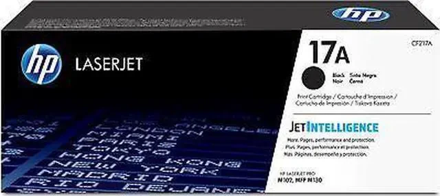 HP 17A Black Original LaserJet Toner Cartridge