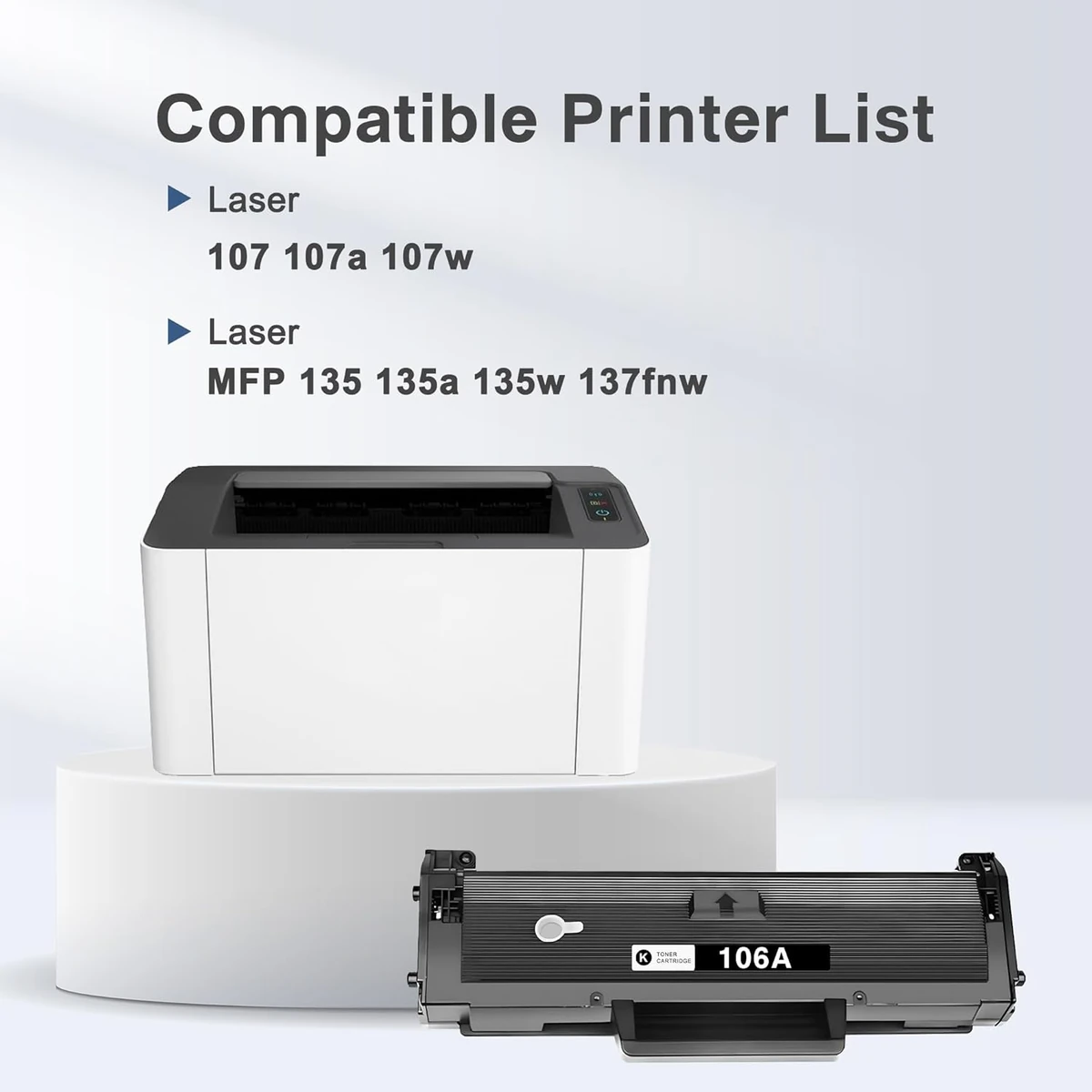 HP 106A Black Original LaserJet Toner Cartridge