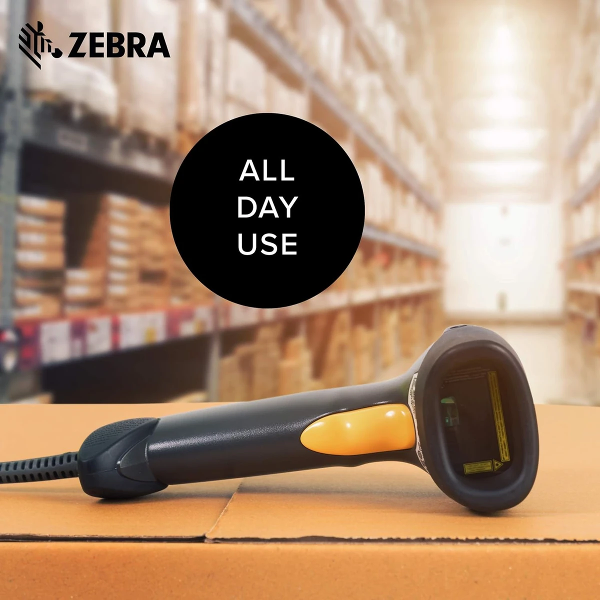 Zebra Symbol LS2208 1D Handheld Laser Barcode Scanner thumbnail 2