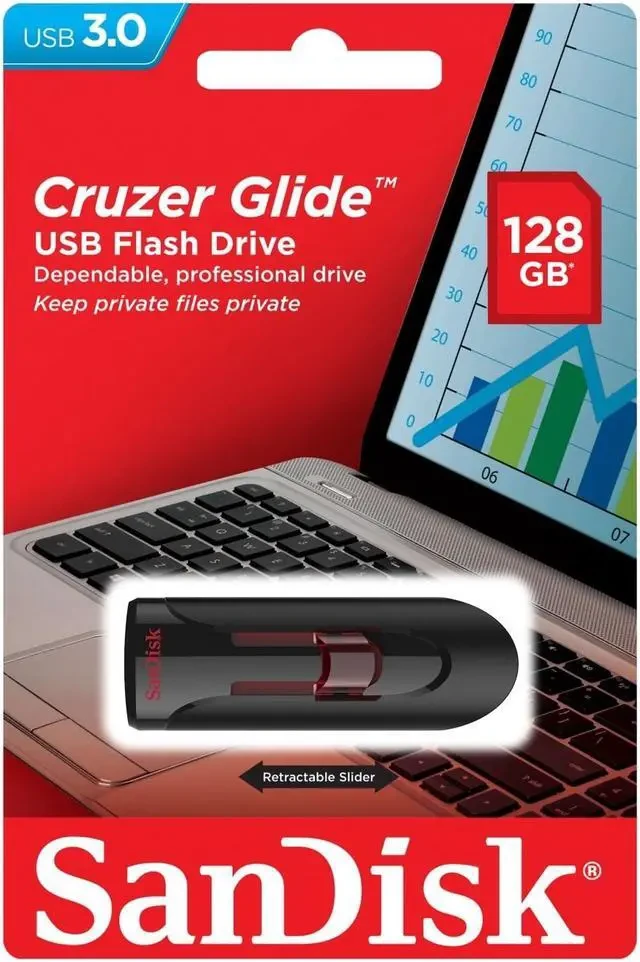 SanDisk Cruzer Glide™ 3.0 USB Flash Drive 128GB