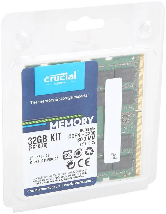 Crucial Laptop RAM DDR4 4GB 2666