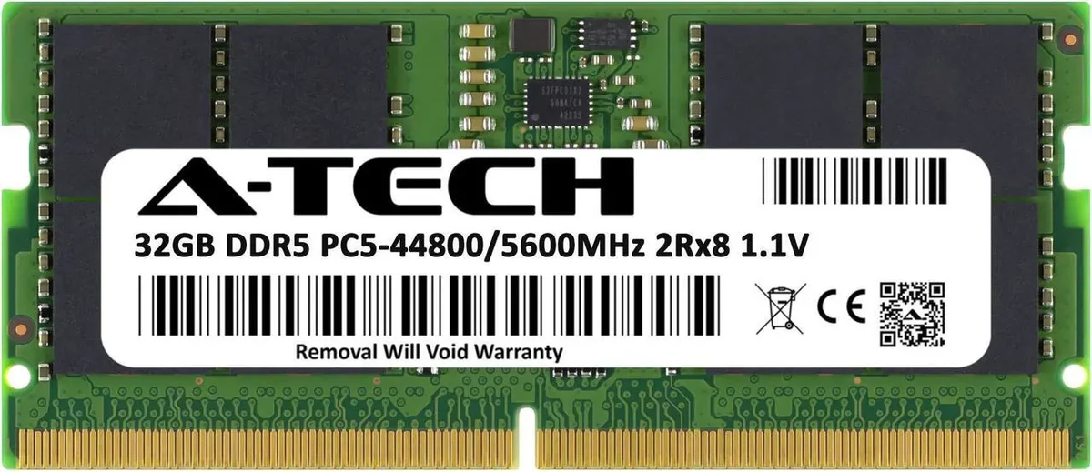 Crucial Laptop RAM DDR5 32GB 5600