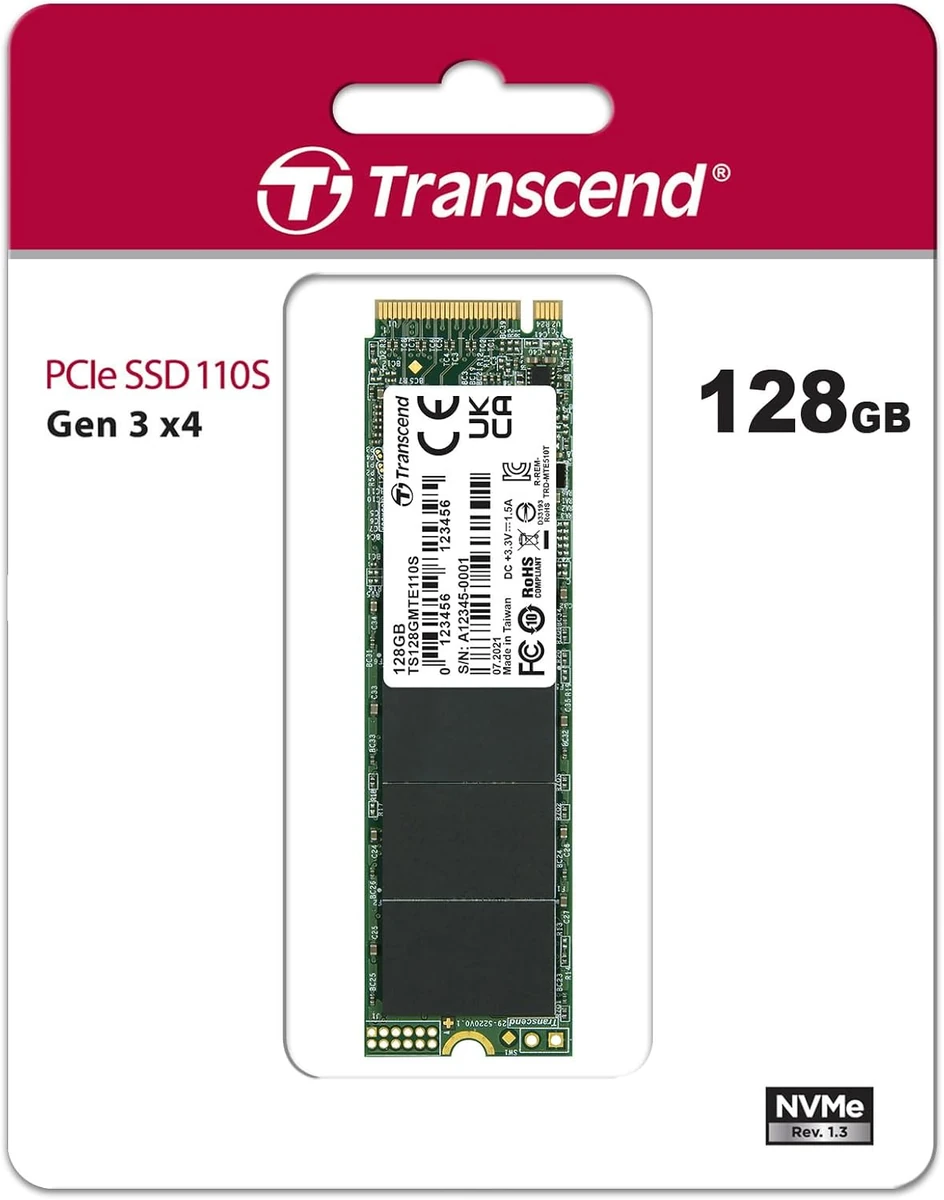 TRANSCEND SSD110S INTERNAL SSD M.2 PCIe Gen 3*4 NVMe 2280